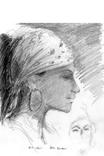 Woman in Bandana