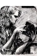 Woman Reading at Big and Tall